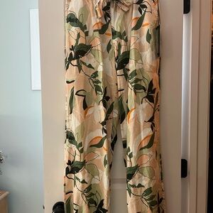 Nicole Miller Floral Wide Leg Women's Pants